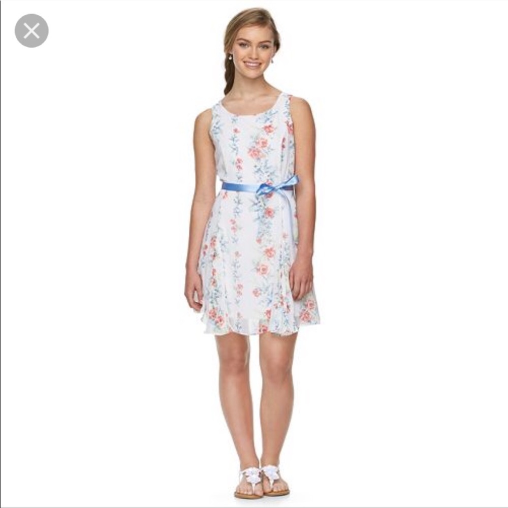 Spring Floral Dress Alice In Wonderland Size XL